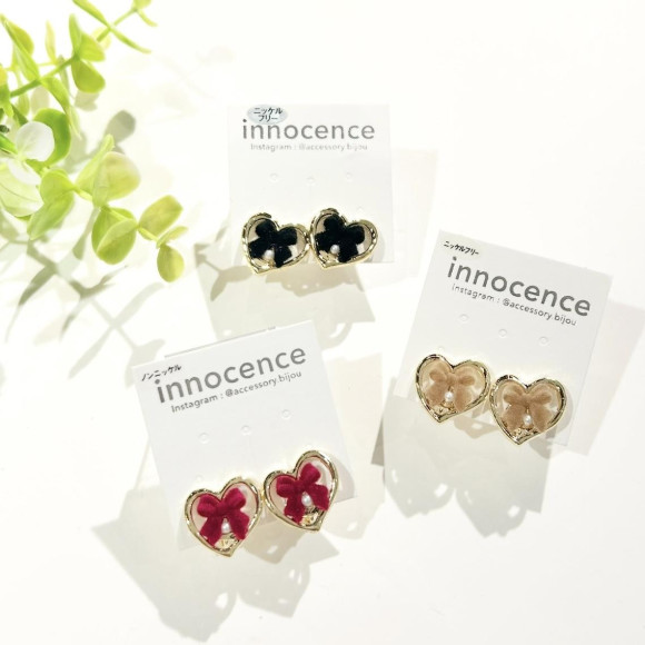 ハートイヤリング