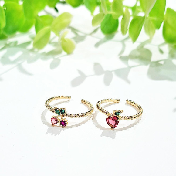 フルーツストーンリング