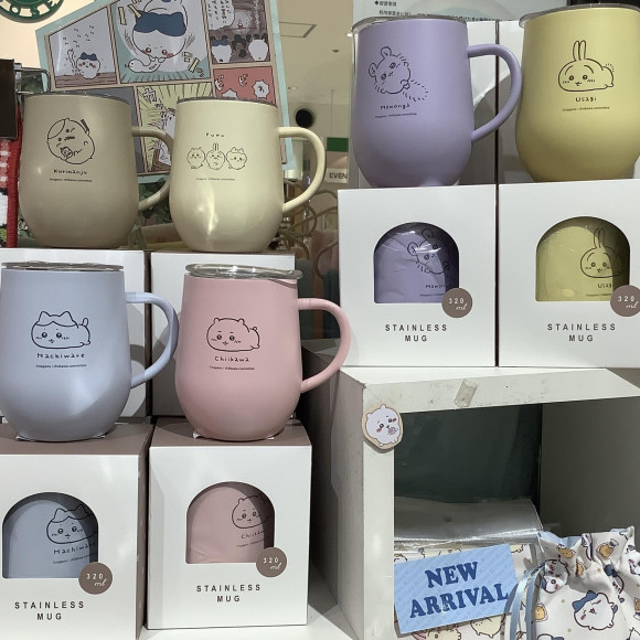 แก้วมัคสแตนเลส Chiikawa กลับมาในสต็อกแล้ว!!