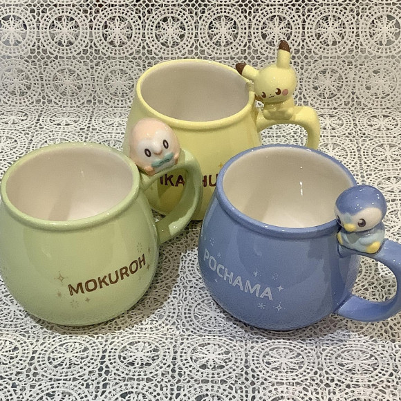 ポケモンのマグカップが入荷しました(ˆ꜆ . ̫ . ).ᐟ.ᐟ