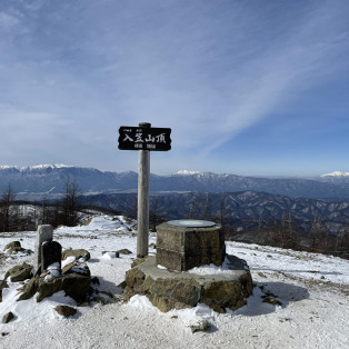 初めての雪山にオススメ　入笠山