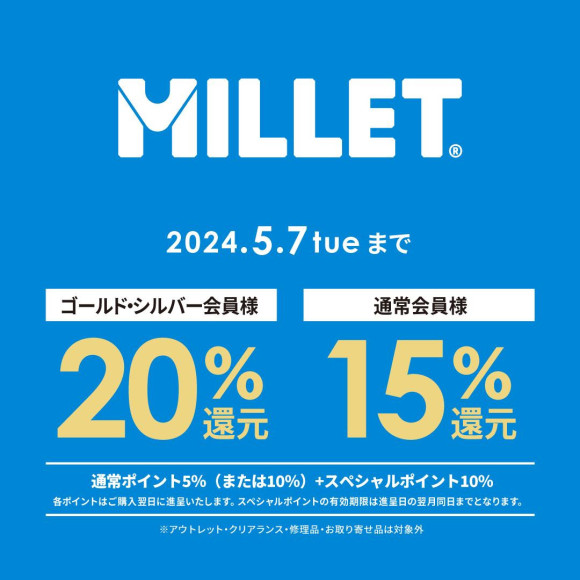 Millet and Gregory Point Return Sale♪