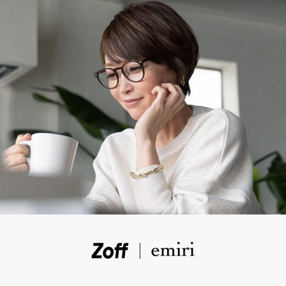 Zoff와 사이가 첫 콜라보레이션.아이웨어 컬렉션 Zoff | emiri 를 전개