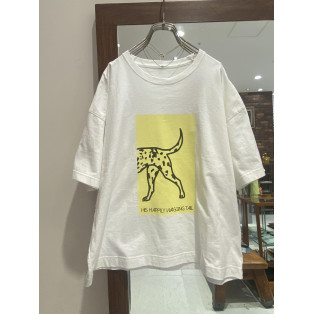 ダルメシアンプリント半袖TEE