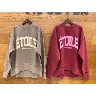 ETOILE プリント スウェットプルオーバー