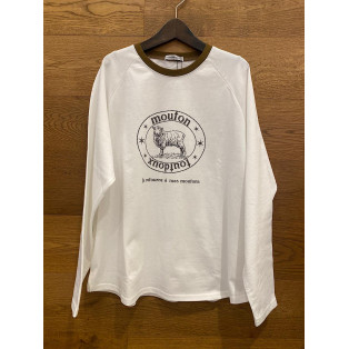 ムートンプリントラグランプルオーバー