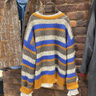 เสื้อสวมหัวคอปาดขอบสองชั้นแบบมีขอบ