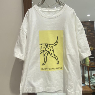 ダルメシアンプリント半袖TEE