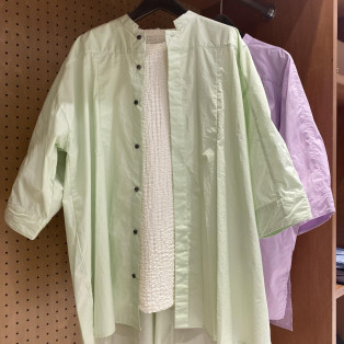 60タイプライターヨークロングシャツ