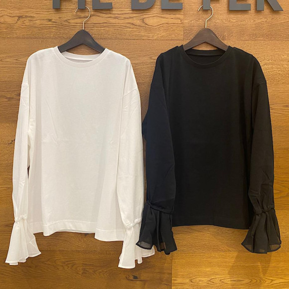 フレアスリーブプルオーバー