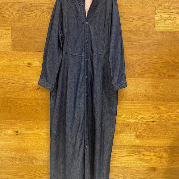 Light OZ Denim Stand Switching One Piece