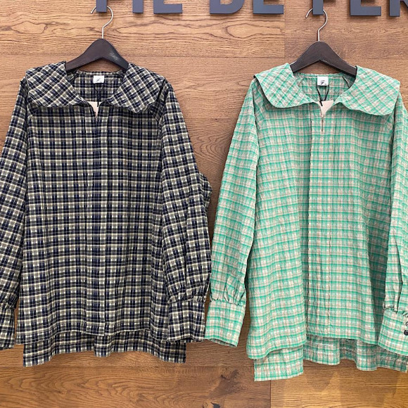 Soccer check big color blouse
