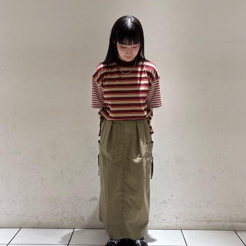 ２つのボーダー柄を組み合わせた...