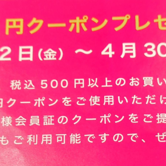 [Mother's Day, Early Discount 500 yen Coupon] LINE member privilege gift