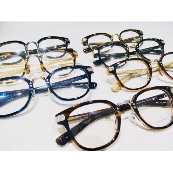 OLIVER PEOPLES】色違いずらりと揃いました！！【BOYCE】 | ポーカーフェイス・ショップニュース | 調布PARCO-パルコ-