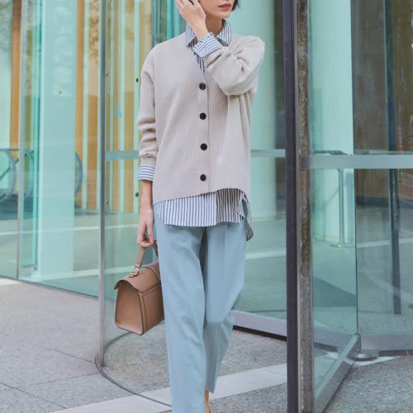 グローバルワーク☆ウツクシルエットパンツ