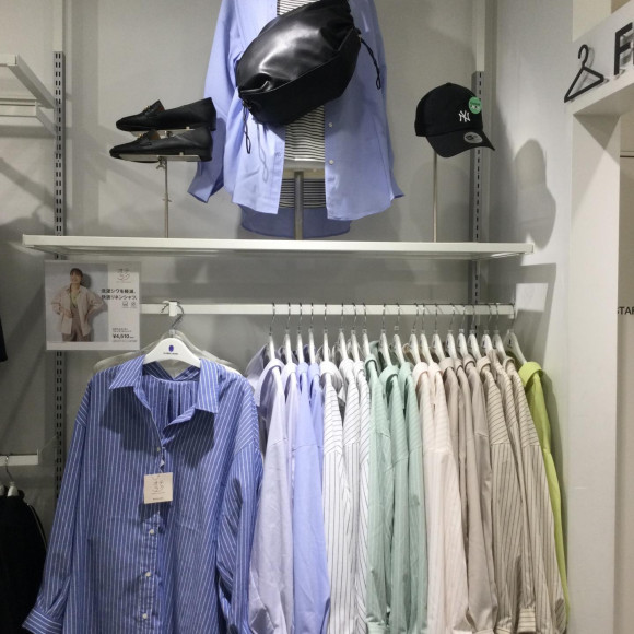 GLOBAL WORK ☆Oterak French linen shirt