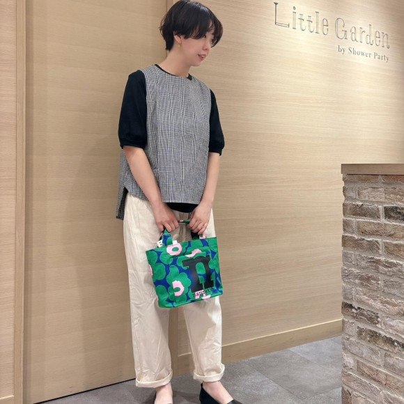 【新商品】格子花紋背心已經進貨了!