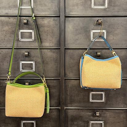 夏素材バッグのご紹介