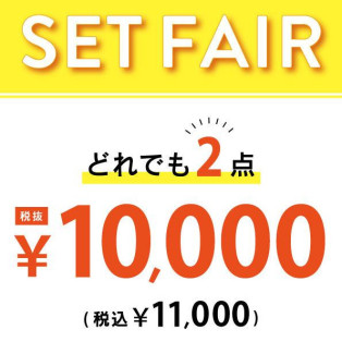 期間限定☆どれでも2点11,000円(税込)
