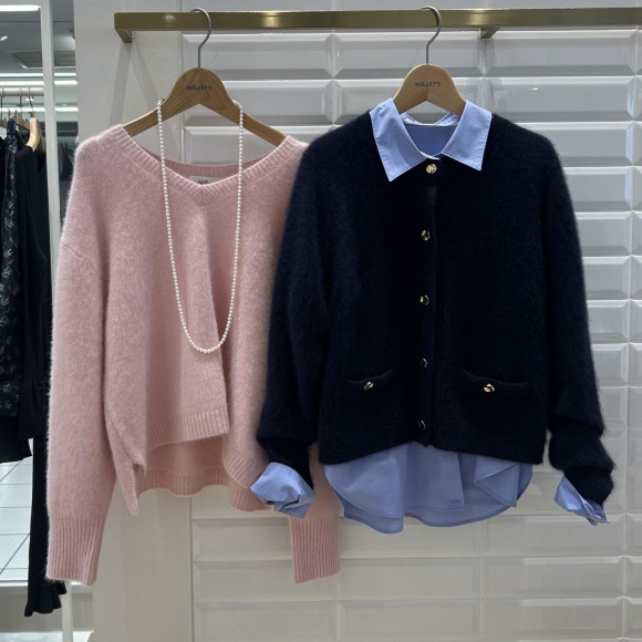 ヘアリーニット