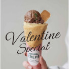 生チョコのバレンタインスペシャルクレープ