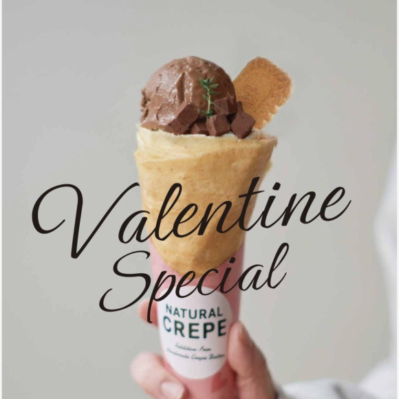 生チョコのバレンタインスペシャルクレープ