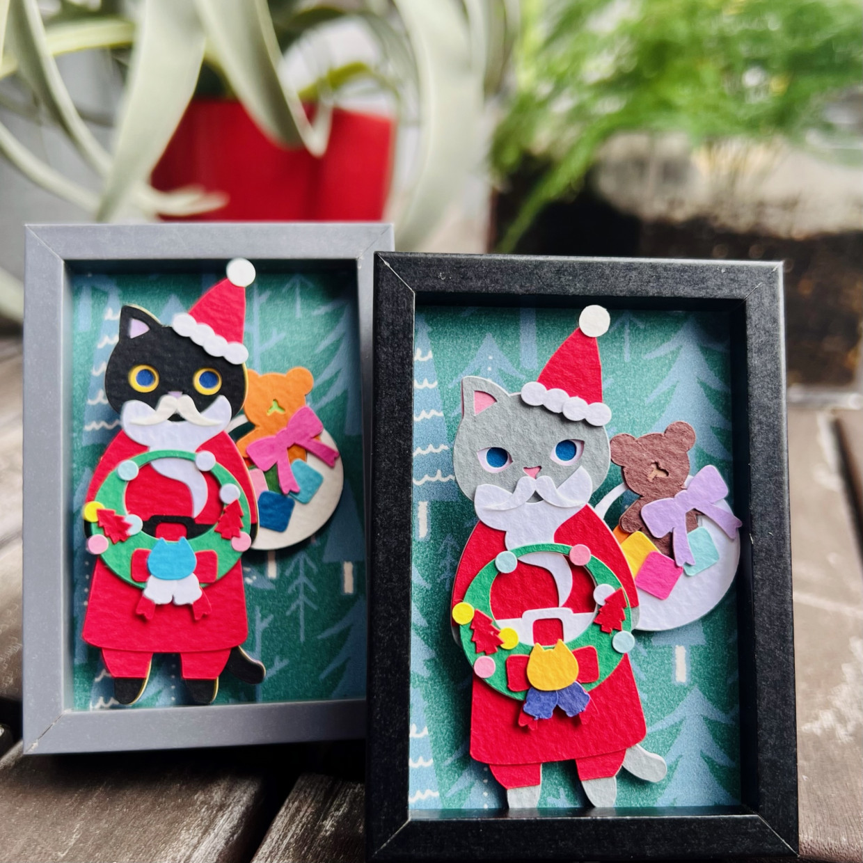 ねこサンタを作ろう！ワークショップ