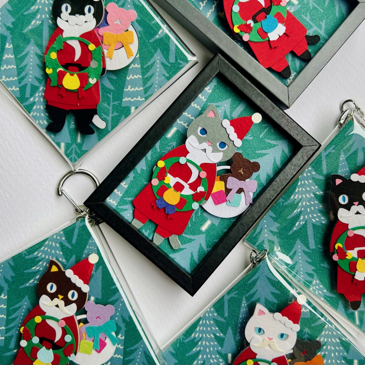 ねこサンタを作ろう！ワークショップ