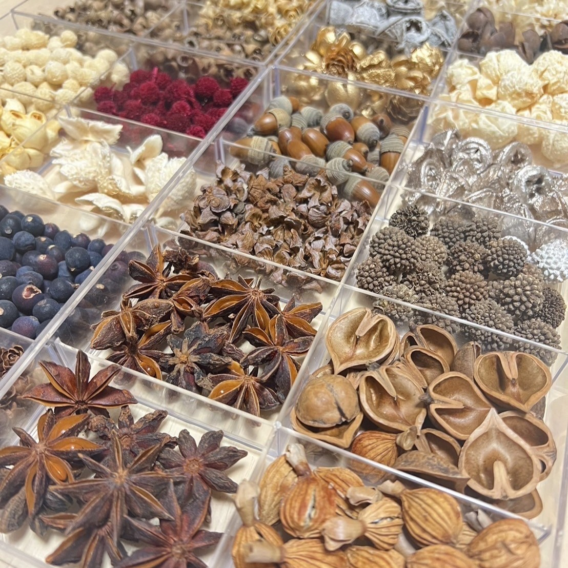 稲わらのクリスマスミニリース作り