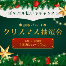 【ポケパル払いの方限定】クリスマス抽選会