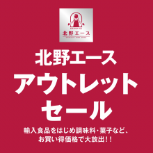 【1/16(木)～26(日)】5F・催事場「北野エースアウトレットセール」開催！