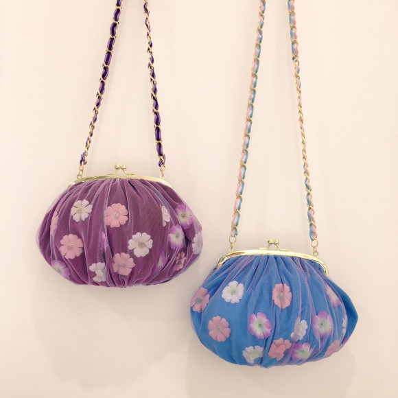 造花入りポシェット♡