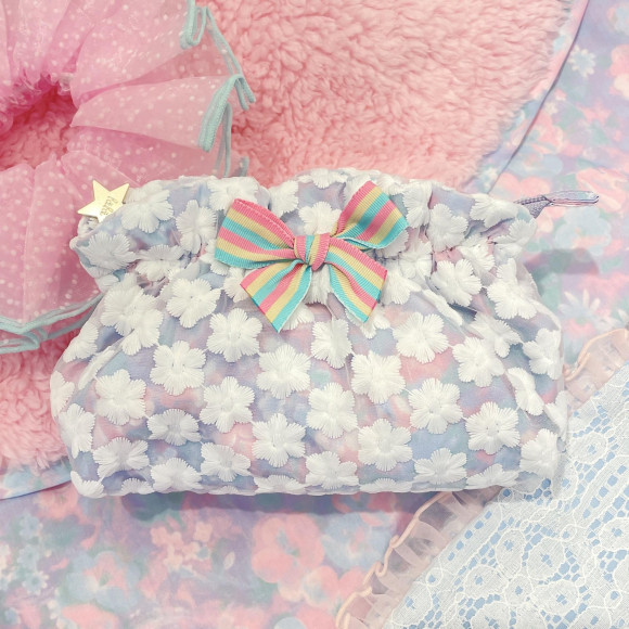 ♡Flower pattern lace pouch♡