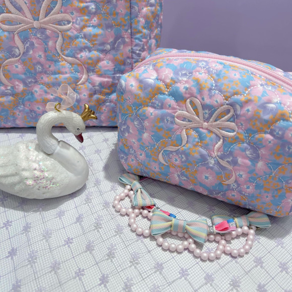 ♡Ribbon embroidery pouch♡