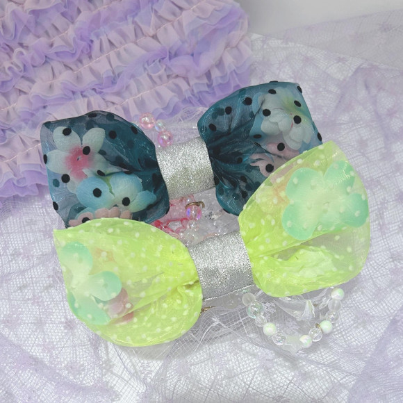 チュールリボンアクセ♡