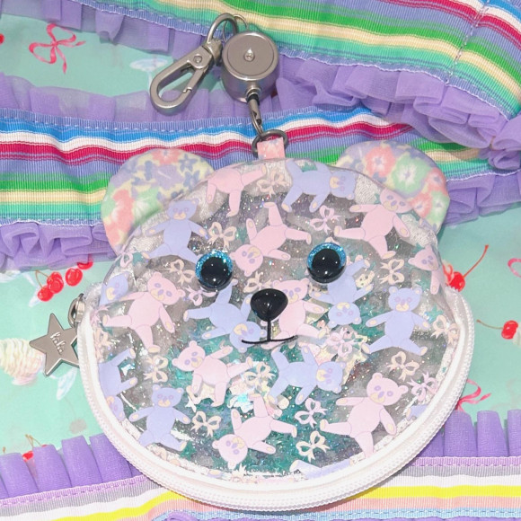 くま顔キーケース&パスケース♡