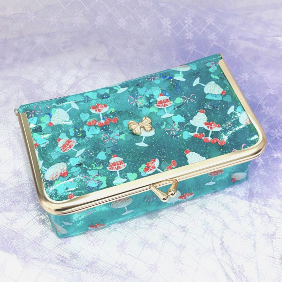 がま口バニティポーチ♡