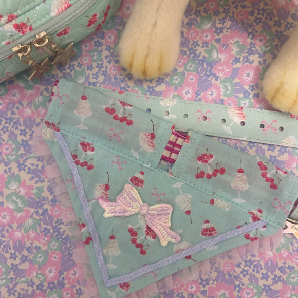 わんちゃん用♡スカーフ付き首輪