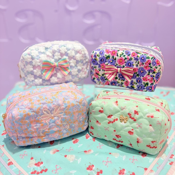 ♡ふわふわキルティングポーチ♡