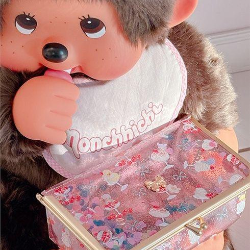 monchhichi x fäfä バニティポーチ♡