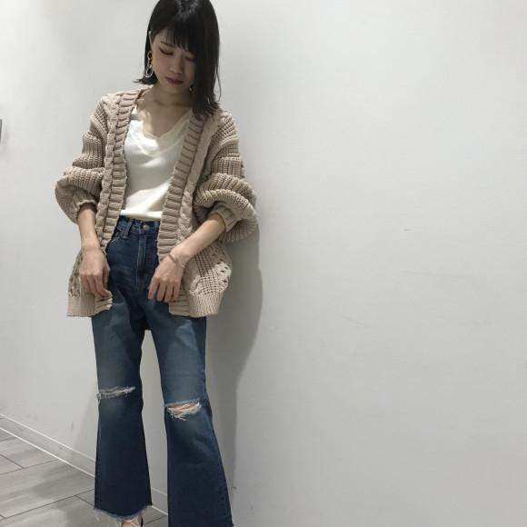 BIG JOHN クロップドデニム
