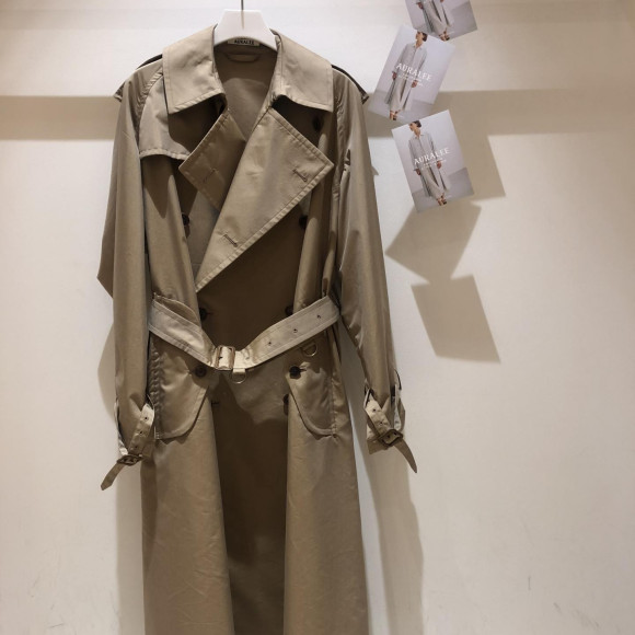 AURALEE POP-UP  TRENCH COAT