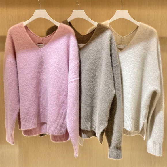 【SALE】FOX混ウールニット