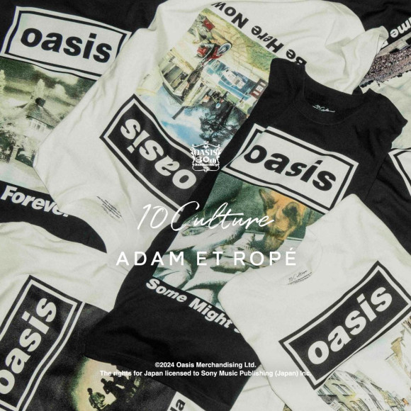 oasis 10Culture / ADAM ET ROPÉ 30th Anniversary T SHIRT