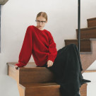 后辈总是表扬我最喜欢的针织衫。