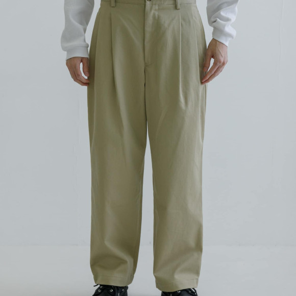 大人のチノ　SHIOTA　ニドムチノトラウザー #SERGE II 