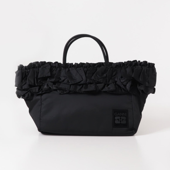 GANNI　XXL Shopper Ruffle 