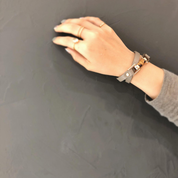 人気の革ブレスが再入荷致しました＊