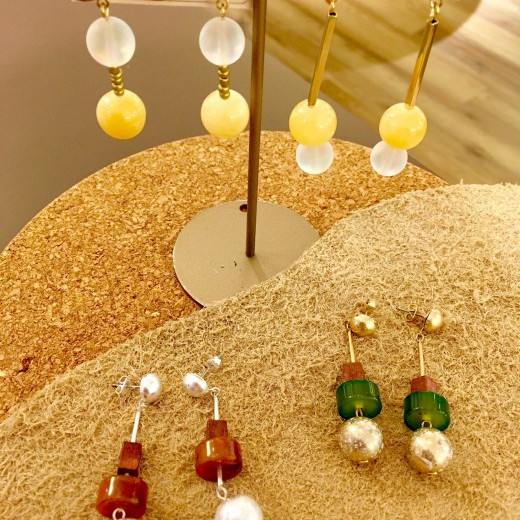 ＊レトロなピアス＊
